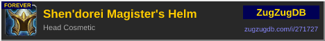 Shen'dorei Magister's Helm: forum signature banner