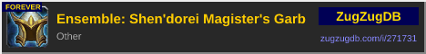 Ensemble: Shen'dorei Magister's Garb: forum signature banner