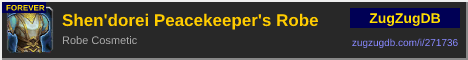 Shen'dorei Peacekeeper's Robe: forum signature banner