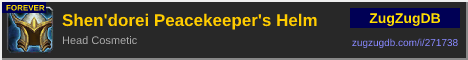 Shen'dorei Peacekeeper's Helm: forum signature banner