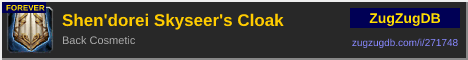 Shen'dorei Skyseer's Cloak: forum signature banner