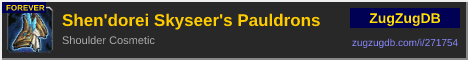 Shen'dorei Skyseer's Pauldrons: forum signature banner