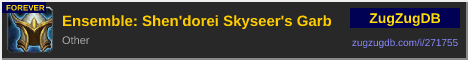 Ensemble: Shen'dorei Skyseer's Garb: forum signature banner