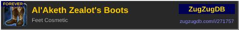 Al'Aketh Zealot's Boots: forum signature banner