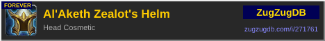 Al'Aketh Zealot's Helm: forum signature banner