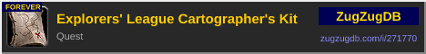 Explorers' League Cartographer's Kit: forum signature banner