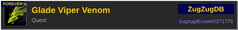 Glade Viper Venom: forum signature banner