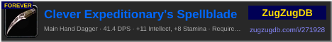 Clever Expeditionary's Spellblade: forum signature banner