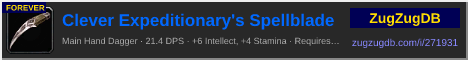 Clever Expeditionary's Spellblade: forum signature banner