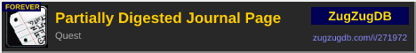 Partially Digested Journal Page: forum signature banner