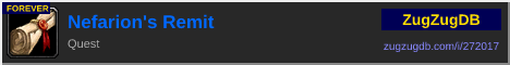 Nefarion's Remit: forum signature banner