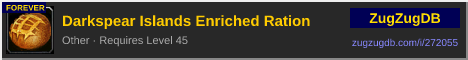Darkspear Islands Enriched Ration: forum signature banner