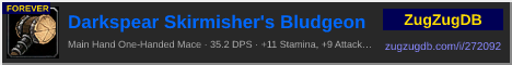 Darkspear Skirmisher's Bludgeon: forum signature banner