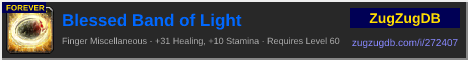 Blessed Band of Light: forum signature banner