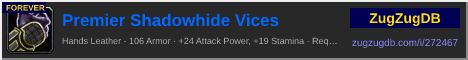 Premier Shadowhide Vices: forum signature banner