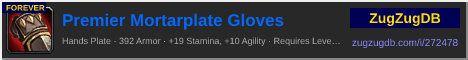 Premier Mortarplate Gloves: forum signature banner