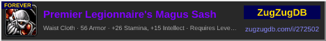 Premier Legionnaire's Magus Sash: forum signature banner