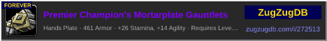 Premier Champion's Mortarplate Gauntlets: forum signature banner