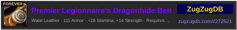 Premier Legionnaire's Dragonhide Belt: forum signature banner