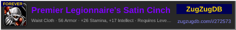 Premier Legionnaire's Satin Cinch: forum signature banner