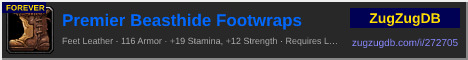 Premier Beasthide Footwraps: forum signature banner