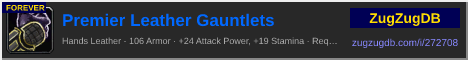 Premier Leather Gauntlets: forum signature banner