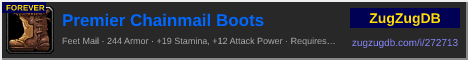 Premier Chainmail Boots: forum signature banner
