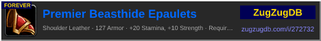 Premier Beasthide Epaulets: forum signature banner