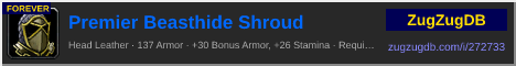 Premier Beasthide Shroud: forum signature banner