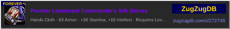 Premier Lieutenant Commander's Silk Gloves: forum signature banner