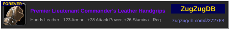 Premier Lieutenant Commander's Leather Handgrips: forum signature banner