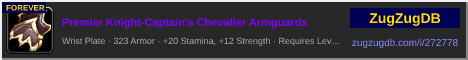 Premier Knight-Captain's Chevalier Armguards: forum signature banner