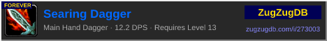 Searing Dagger: forum signature banner