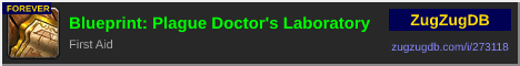 Blueprint: Plague Doctor's Laboratory: forum signature banner