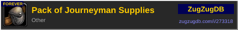 Pack of Journeyman Supplies: forum signature banner