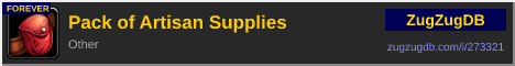 Pack of Artisan Supplies: forum signature banner