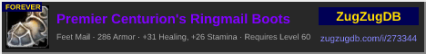 Premier Centurion's Ringmail Boots: forum signature banner