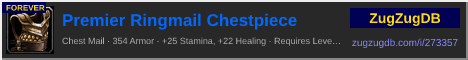 Premier Ringmail Chestpiece: forum signature banner