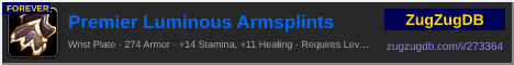 Premier Luminous Armsplints: forum signature banner