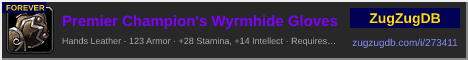 Premier Champion's Wyrmhide Gloves: forum signature banner