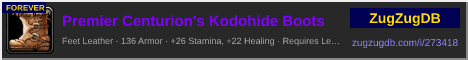 Premier Centurion's Kodohide Boots: forum signature banner