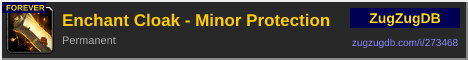 Enchant Cloak - Minor Protection: forum signature banner