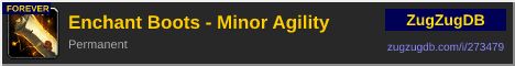 Enchant Boots - Minor Agility: forum signature banner