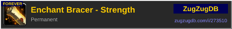 Enchant Bracer - Strength: forum signature banner