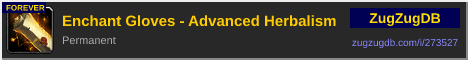 Enchant Gloves - Advanced Herbalism: forum signature banner