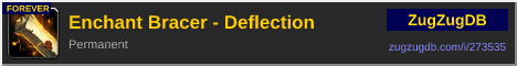 Enchant Bracer - Deflection: forum signature banner