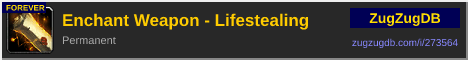 Enchant Weapon - Lifestealing: forum signature banner