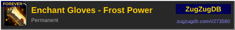 Enchant Gloves - Frost Power: forum signature banner