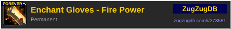 Enchant Gloves - Fire Power: forum signature banner