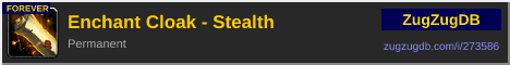 Enchant Cloak - Stealth: forum signature banner